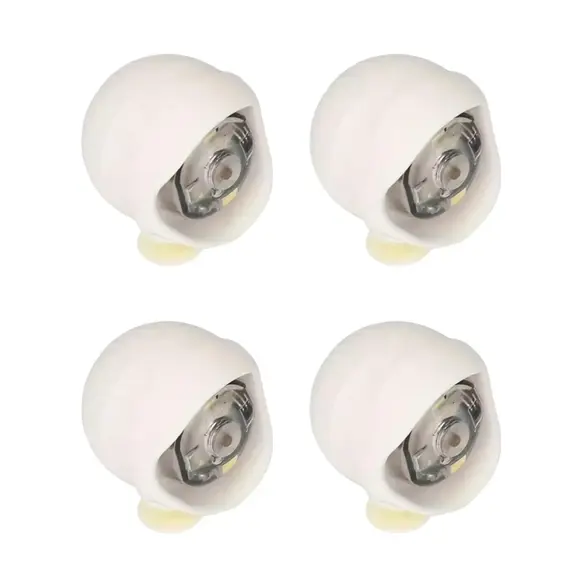 2/4/8Pcs Waterproof Shoe Lights for Clogs Shoe Charms Accessories for Crocs Shoes 3 Light Modes Headlights for Camping Running
