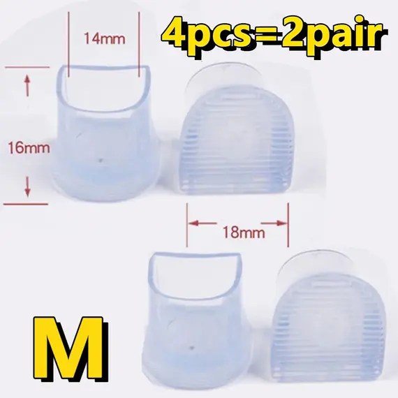 2/5/10Pairs Silicone Heel Protectors Stoppers Latin Stiletto Dancing Cover Antislip High Heeler Bridal Wedding Shoes Accessories