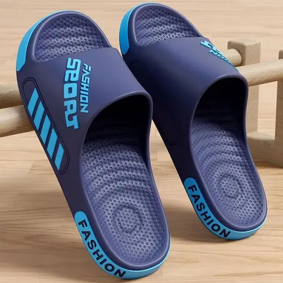 Unisex EVA Slippers 40-47  Flat Sole Home Slippers Fashion Open Toe Sandals for Home Beach Shower Indoor Outdoor Shoes
