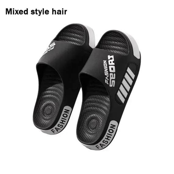 Unisex EVA Slippers 40-47  Flat Sole Home Slippers Fashion Open Toe Sandals for Home Beach Shower Indoor Outdoor Shoes