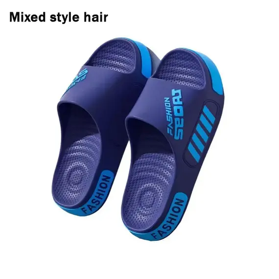 Unisex EVA Slippers 40-47  Flat Sole Home Slippers Fashion Open Toe Sandals for Home Beach Shower Indoor Outdoor Shoes