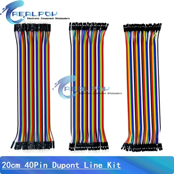 40PIN Dupont Line Male To Male Female To Female Male To Female Jumper Wire Cable 10cm 15cm 20cm 30cm 40cm for Arduino DIY KIT
