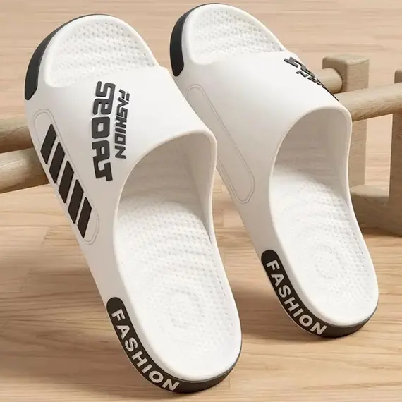 Unisex EVA Slippers 40-47  Flat Sole Home Slippers Fashion Open Toe Sandals for Home Beach Shower Indoor Outdoor Shoes
