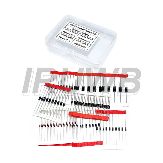 Rectifier Diode Schottky Diode Kit 1N4007 1N4148 1N5408 1N5819 1N5822 1N4001 1N4004 1N5404 FR107 FR207 Fast Switching