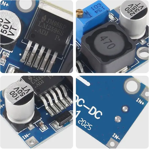 LM2596s DC-DC step-down power supply module 3A adjustable step-down module LM2596 voltage regulator 24V 12V 5V 3V