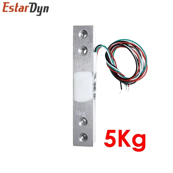 Load Cell 1KG 2KG 5KG 10KG 20KG HX711 AD Module Weight Sensor Electronic Scale Aluminum Alloy Weighing Pressure Sensor