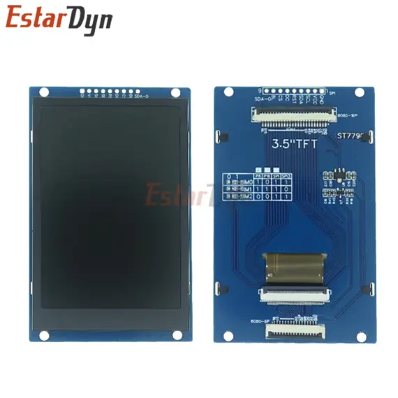 Estardyn 2.4/2.8/3.5 Inch TFT LCD Display, 240x320/320x480 SPI Module ST7789V/ST7796S for