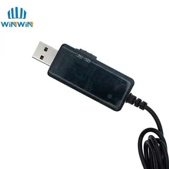 USB Boost Converter DC 5V to 9V 12V USB Step-up Converter Cable + 3.5x1.35mm Connecter For Power Supply/Charger/Power Converter