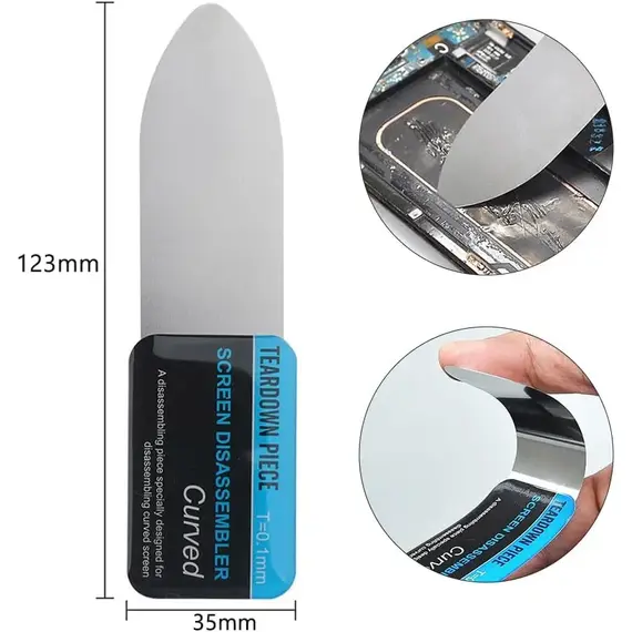 1-5PCS Stainless Steel Blade Soft Thin Pry Spudger Cell Phone Tablet Screen Battery Opening Tools For Samsung IPhone IPad Opener
