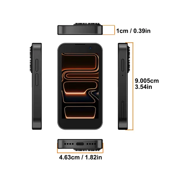 SOYES XS18Pro Mini Smartphone 3.0" Display 2GB RAM 16GB ROM Dual SIM Standby Dual Camera Android 9.0 Apps WiFi i17 Mini Phone