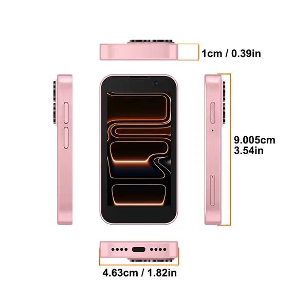 SOYES XS18Pro Mini Smartphone 3.0" Display 2GB RAM 16GB ROM Dual SIM Standby Dual Camera Android 9.0 Apps WiFi i17 Mini Phone