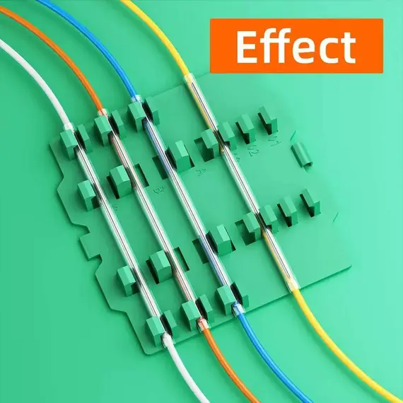 Heat Shrinkable Tube 40mm 45mm 60mm 1pin 2pin Smoove Fiber Optic Splice Protector Tubo Cable Heat Shrink Tube Protector Sleeves