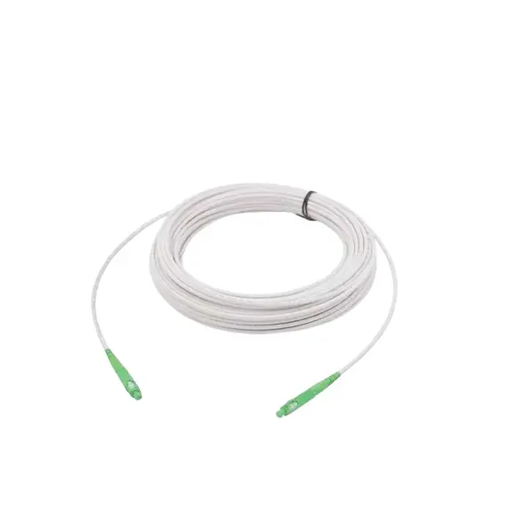 Fiber Optic Wire APC SC to SC APC Optical Single-mode 1-core G657A1 Indoor Extension Cable 3M/5M/10M/15M/20M Fiber Optic Cable