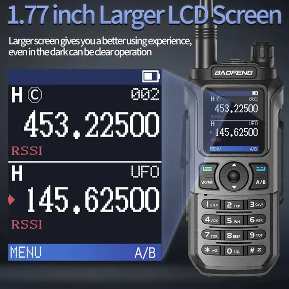 Baofeng UV 21 Pro Wireless Copy Frequency Walkie Talkie Long Range Multi Band Waterproof Type-C Ham Radio UV-21 GPS UV5R mini