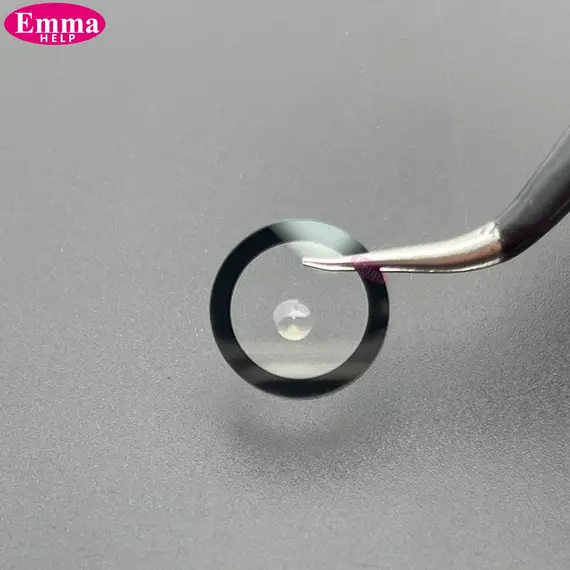 Emmahelp 10pcs A+ Back Camera Glass for iPhone 11 12 13 14 15 Pro Max 13Mini XR XS 14Plus Rear Camera Cover Lens 3M Sticker