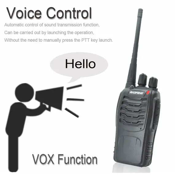 2PCS Baofeng BF 888S Walkie Talkie UHF BF888S Long Range Two Way Ham Portable Radio Transceiver for Hunting Hotel Receiver