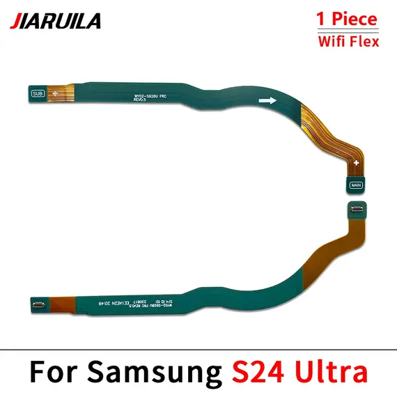 New For Samsung S20 S21 S22 S23 S24 Plus Ultra Fe 4G 5G Signal Antenna Main Board Connector LCD Motherboard Flex Cable