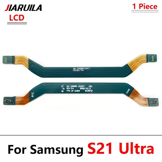 New For Samsung S20 S21 S22 S23 S24 Plus Ultra Fe 4G 5G Signal Antenna Main Board Connector LCD Motherboard Flex Cable