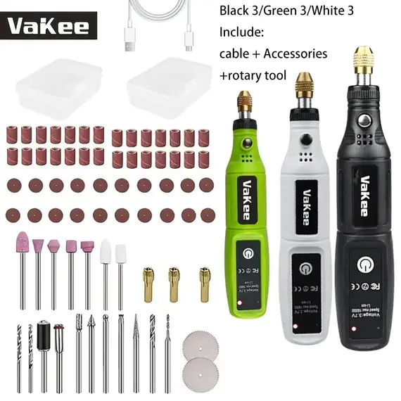 Mini Electric Drill USB Rechargeable Cordless Engraving Pen Dremel Tools Rotary Tool Cordless Hand Drill Mini Polisher for Hand