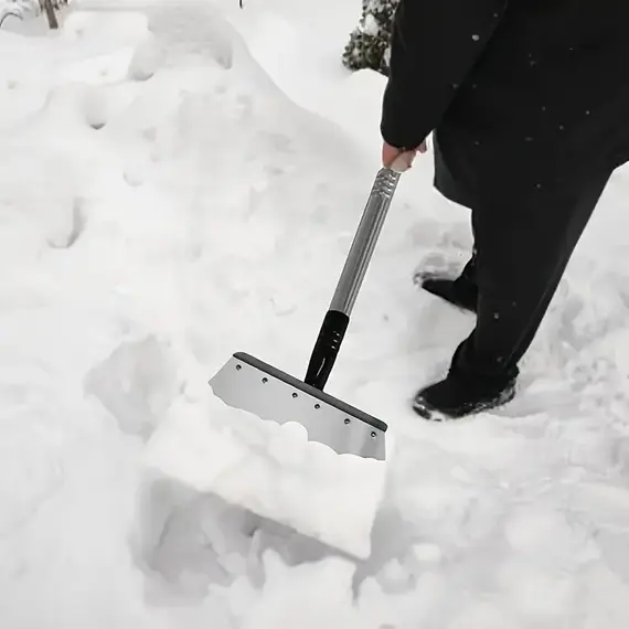Heavy Duty Metal Weeding & Edging Shovel | Multi-Use Garden Tool for Trimming, Ice, Cleaning, Manual, Rust-Resistant
