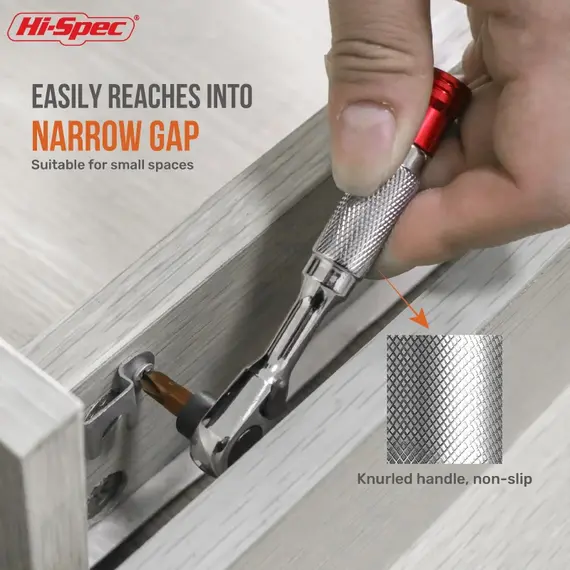 Hi-Spec 1/4 Ratchet Double Head Fast Ratchet Wrench Double-Ended Mini Socket Wrench Set Bicycle Workshop Tool Hand Tools