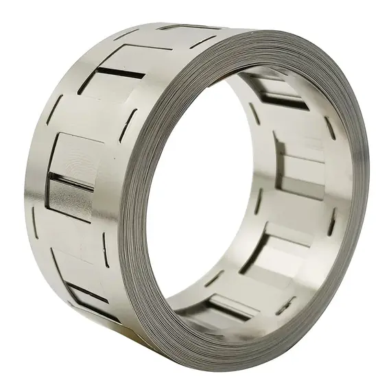 Nickel Plating Strip 0.15x27mm 18650 Lithium Battery Pack 20.25mm Spacing 2 Parallel Spot Welding Nickel Plated Belt