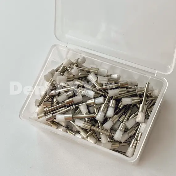 50/100PCS Soft and Dense Nylon Polishing Heads Brushes 2.35mm Colorful Cleaning & Polishing Tools