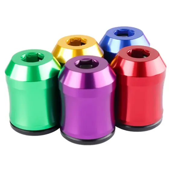 1/5Pcs Magnetic Screw Rings Magnetized Ring Screwdriver Bits  Aluminum Alloy 6.35mm Shank Screw Bit Magnetic Magnetizer