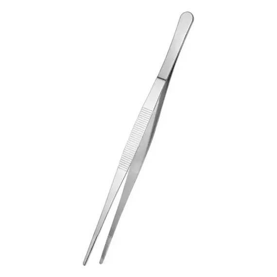 Stainless Multifuctional Steel Elbow Tweezers Aquarium Clip Long Tongs Non-slip Tweezers Forceps Pet Feeding Tools