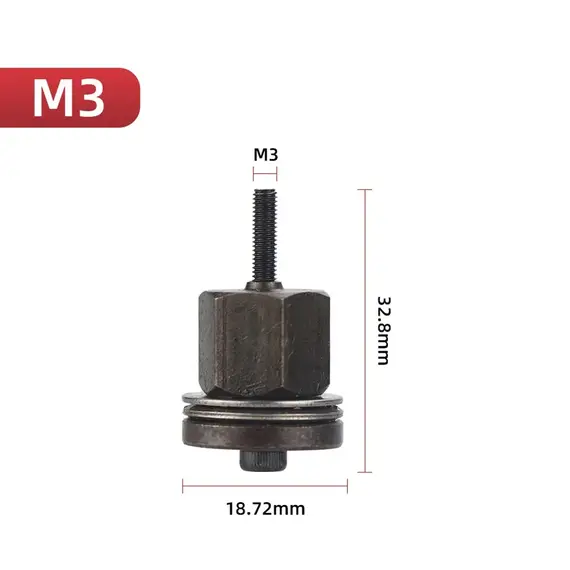 1pcs Hand Rivet Nut Head Rivet Nut Tool Manual Riveter Rivnuts Tools Accessory For Nuts M3 M4 M5 M6 M8 M10