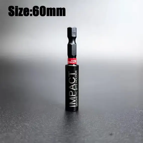 Impact Magnetic Extension Rod Set - 60/75/100/150mm, 1/4" Hexagon Power Drill Bits Holder