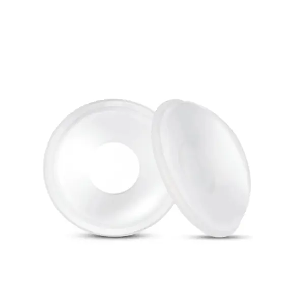 2Pcs Breast Milk Collector Silicone Baby Breast pump Saver Collector Anti-leakage Milk Reusable Protect Sore Nipples BPA FREE