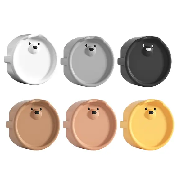 5Pcs Baby Safety Protection Socket Protective Cover Cute Cartoon Children Silicone Electric Shock Dustproof Protection Covers