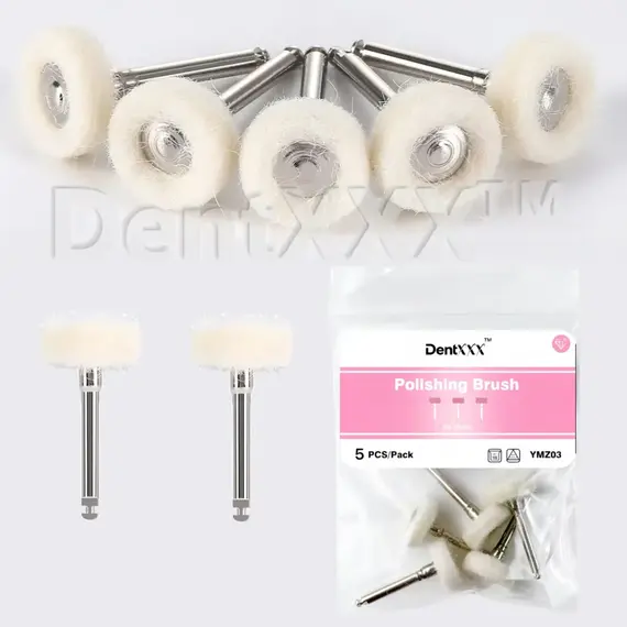 5Pcs/Pack Polishing Brush Felt Wheel Wool Cotton Polishing Brushes Polishers for Rotary Tools 2.35mm Polishing Wheel