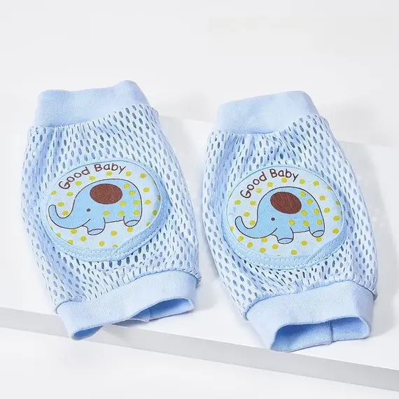 Baby Knee Pads 1 Pair - Thin Summer Crawling Protection, Anti-Fall Learning to Walk Gear for Infants & Toddlers