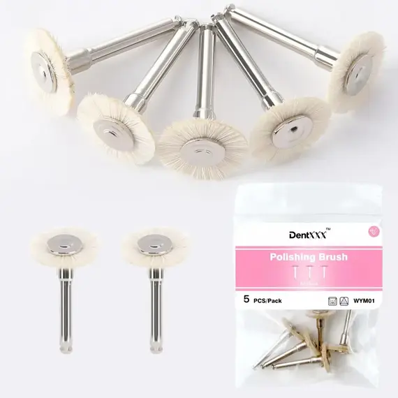 5Pcs/Pack Polishing Brush Felt Wheel Wool Cotton Polishing Brushes Polishers for Rotary Tools 2.35mm Polishing Wheel