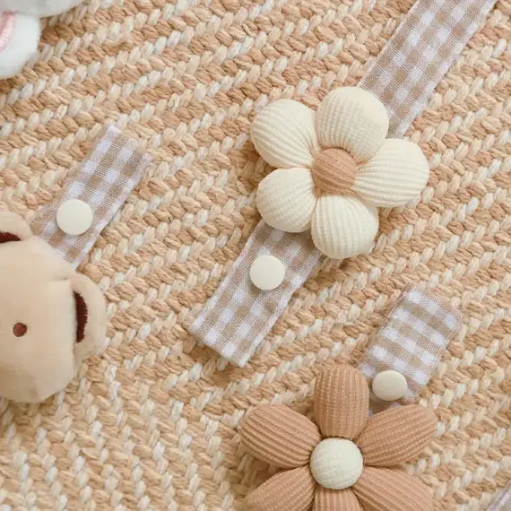 1PCS Cute Bear Baby Pacifier Clip Chain Dummy Holder Soother Pacifier Clips Strap Nipple Holder Infant Feeding Babies Accessorie