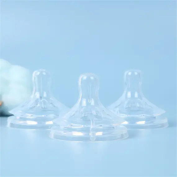 Silicone Nipple Accessories, 5.5cm Wide Mouth, Natural Shape, Skin-Friendly Silicone, For Baby Bottles, Easy to Clean