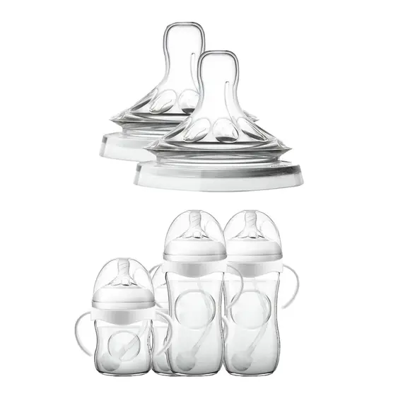 Silicone Nipple Accessories, 5.5cm Wide Mouth, Natural Shape, Skin-Friendly Silicone, For Baby Bottles, Easy to Clean