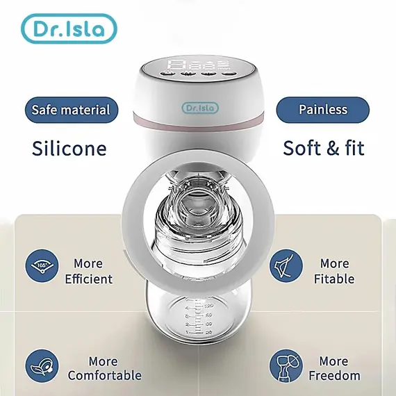 Electric Breast Pump Intelligent Integrated High Suction Breast Pump Breast Milk Postpartum Fortable Painless and Silent Breast