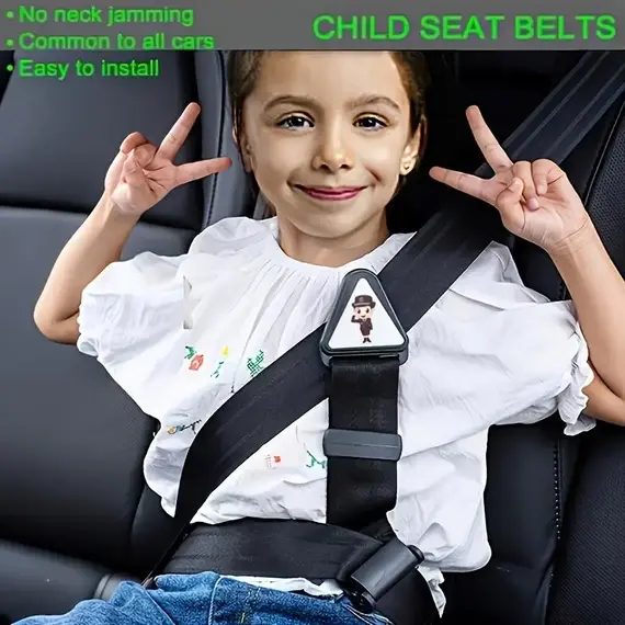 1pcs Adjuster Children Kid Car Safety Belt Universal Car Baby Safety Seat Strap Belt Buckle Seat Belt Correction Tape
