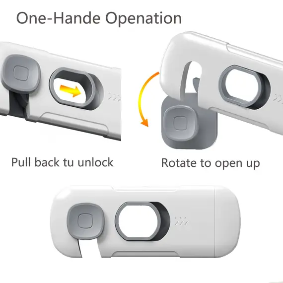 1/2/3/5pcs Child Safety Cabinet Lock Security Protection Home Refrigerator Safety Buckle Baby Anti-Pinch Hand Drawer Door Locks