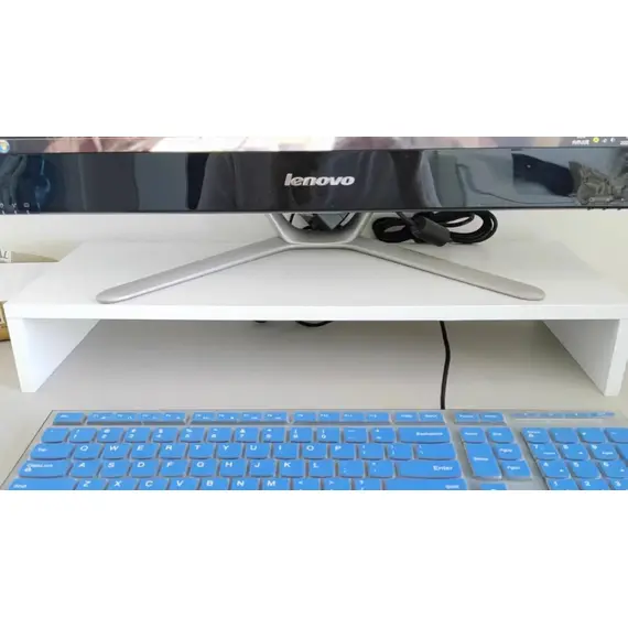 Desktop Computer Taller Stand Office Desktop Shelf Monitor Screen Storage Base Notes