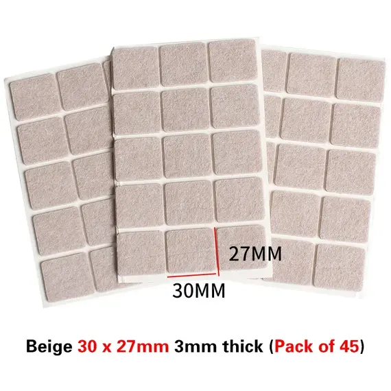 16 Styles Thicken Self Adhesive Felt Chair Leg Pads Floor Protectors Furniture Legs Table Leg Covers Round Bottom Anti-Slip Pads