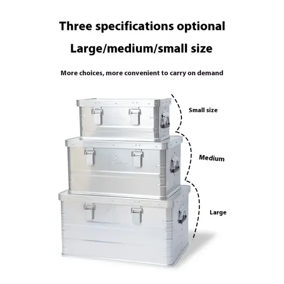 MOUNTAINHIKER 20L 30 48L 50L 80L 96L Camping Picnic Travel Box Accessories Storage Bag Hiking Aluminum Alloy Large Capacity Box