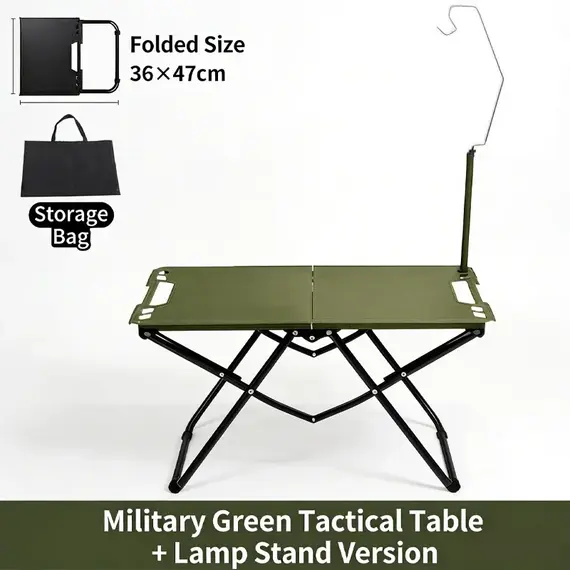 Outdoor tactical table multifunctional folding table camping lightweight small tea table picnic table camping equipment