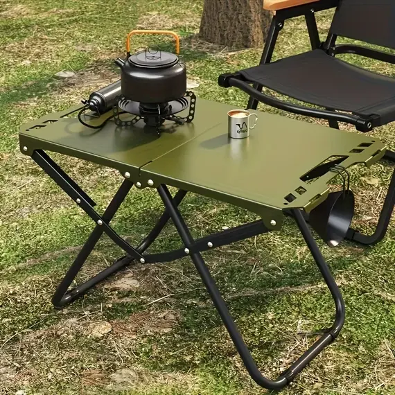 Outdoor tactical table multifunctional folding table camping lightweight small tea table picnic table camping equipment