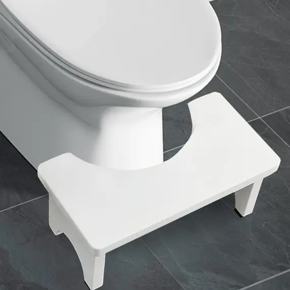 Sturdy Portable Bamboo Toilet Squat Stool for Adults,Wide and Stable,Bathroom Potty Stool,Easy to Use and Clean, Portable Design