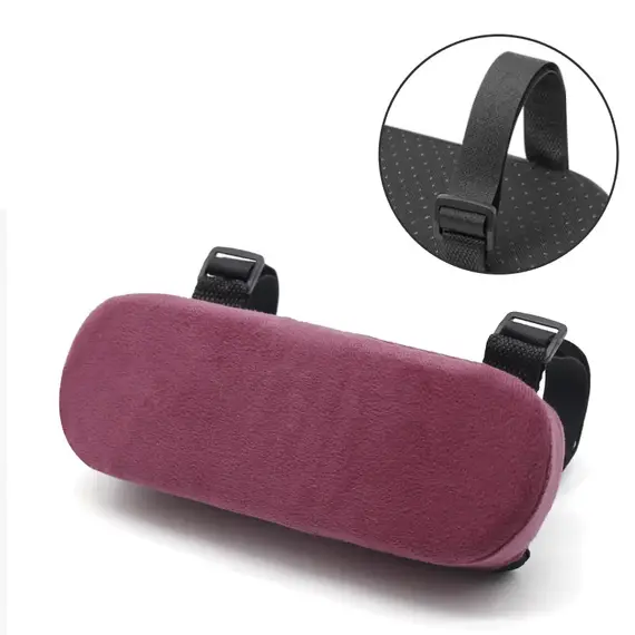 Soft Armrest Cushion PP Sponge Foam Home Office Chair Armrest Covers Computer Gaming Elbow Pad Removable Washable Non-Slip