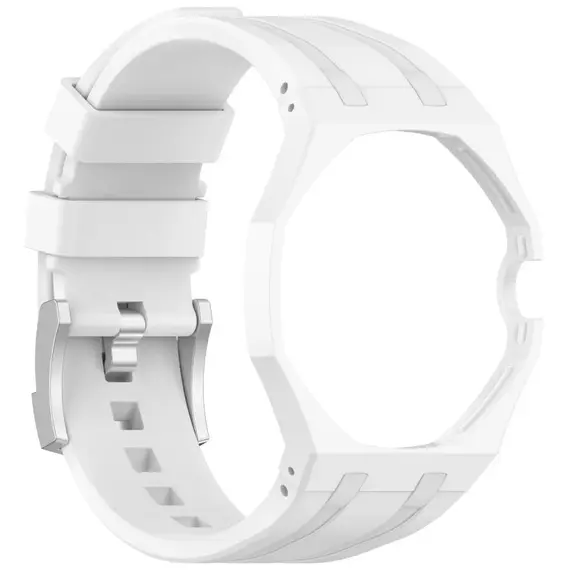 2-in-1 PC Case+Silicone Strap for Swatch X AP Roya Po Pocket Watch Change To Wristwatch Integrated Modification Accessories